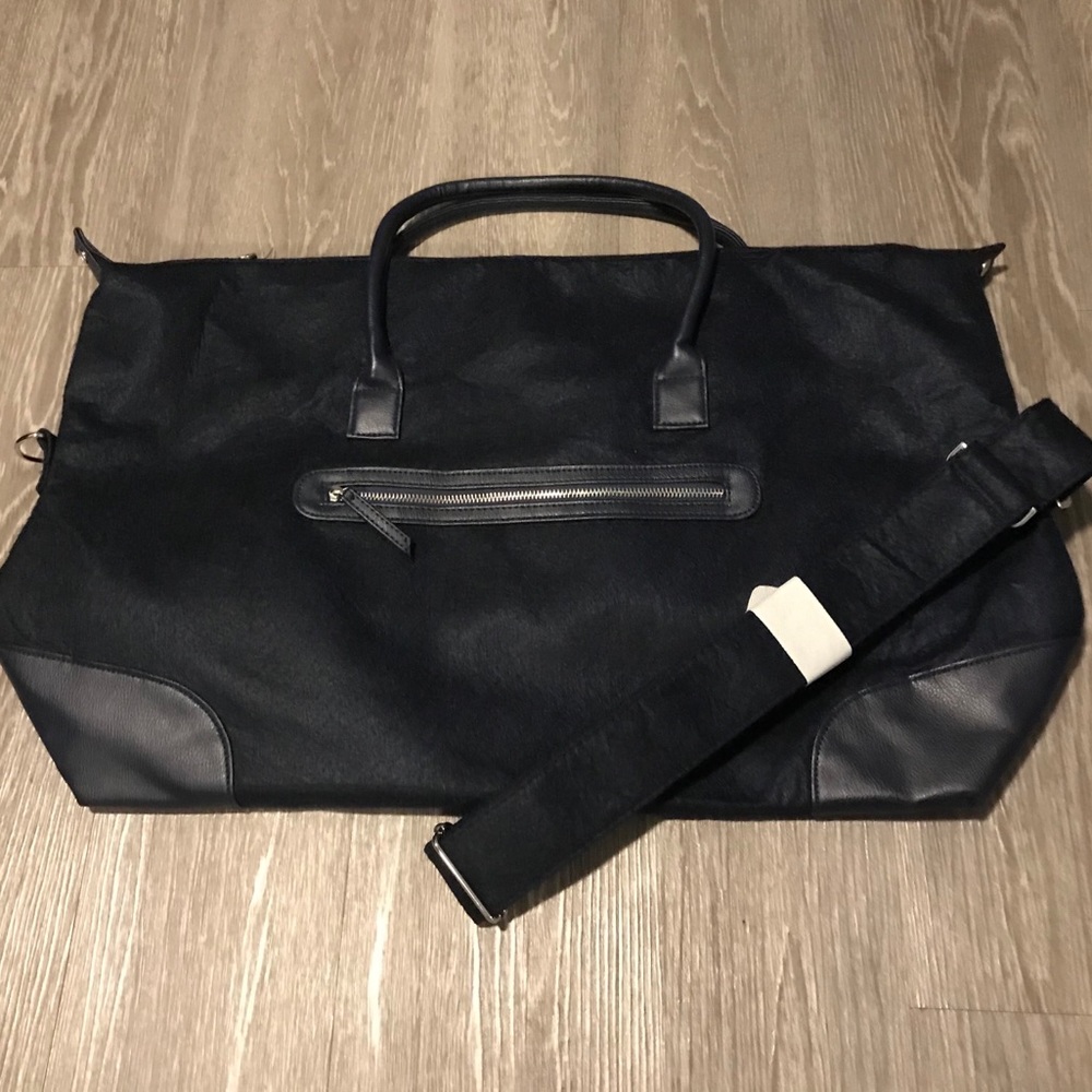 Navy Blue Duffle Bag